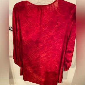 Women’s Red Knit top